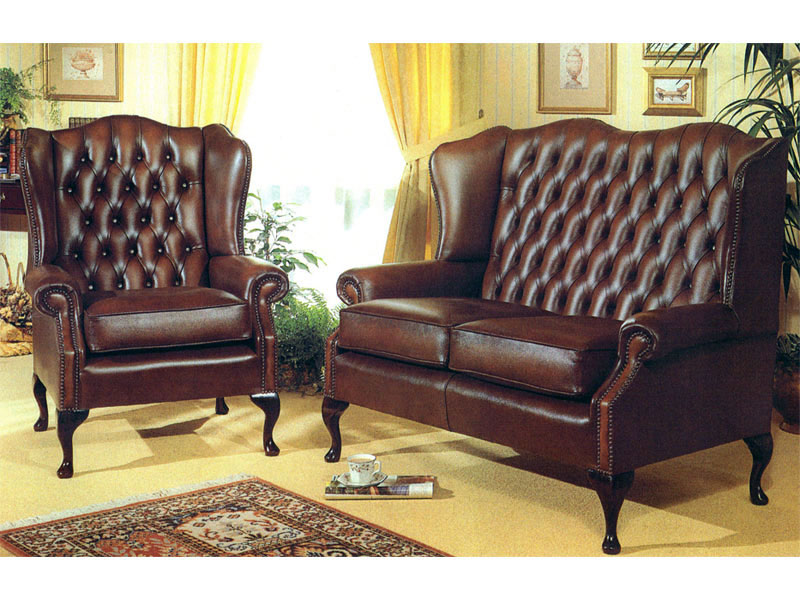 Queen Ann 3 Seater Sofa Main